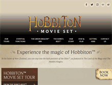 Tablet Screenshot of hobbitontours.com
